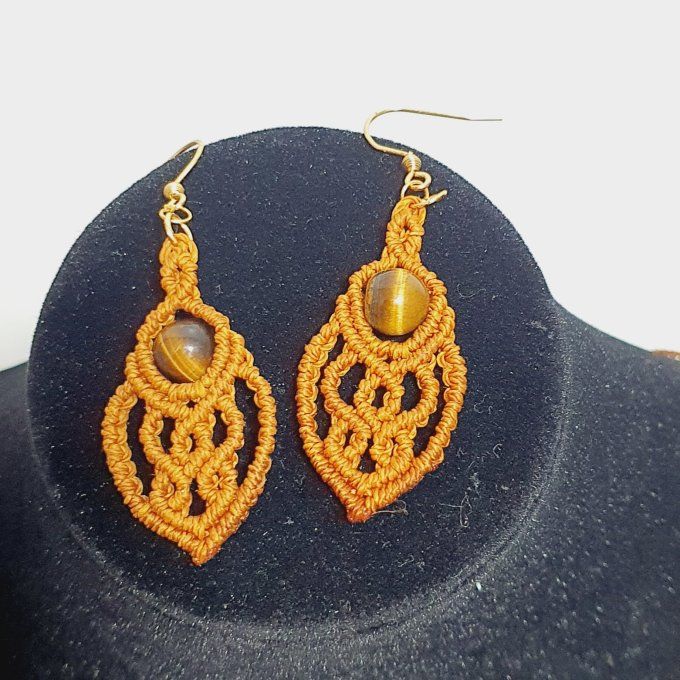 boucles-oreilles-oeil-de-tigre-macrame