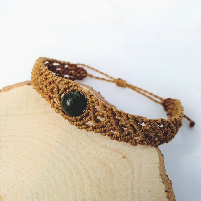 bracelet mixte old-gold et serpentine
