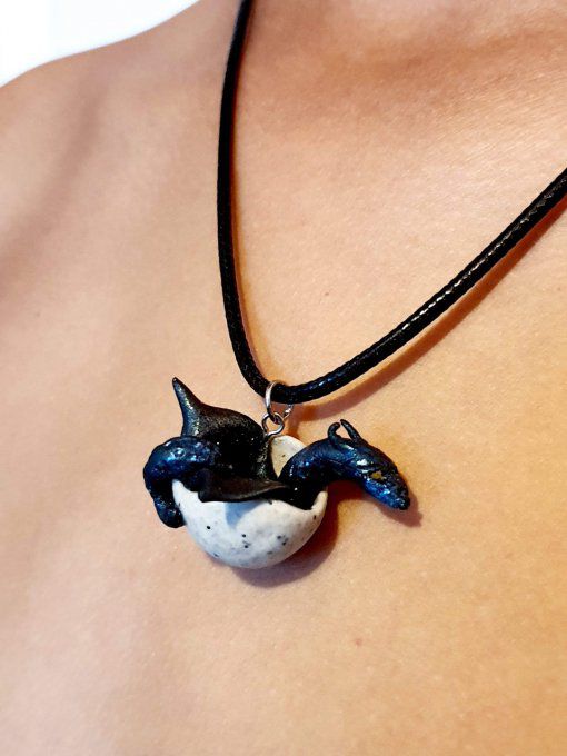 collier bébé dragon