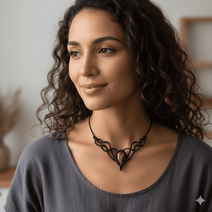 collier l'Oeil du Tigre Majestueux