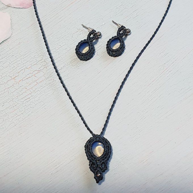 Parure L'Aube d'opalite