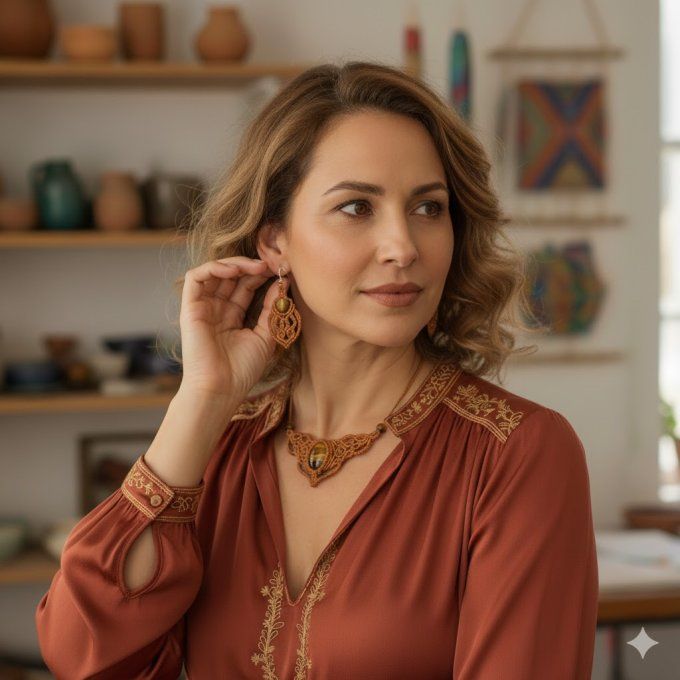 Boucles d'oreilles - L'Or du Tigre