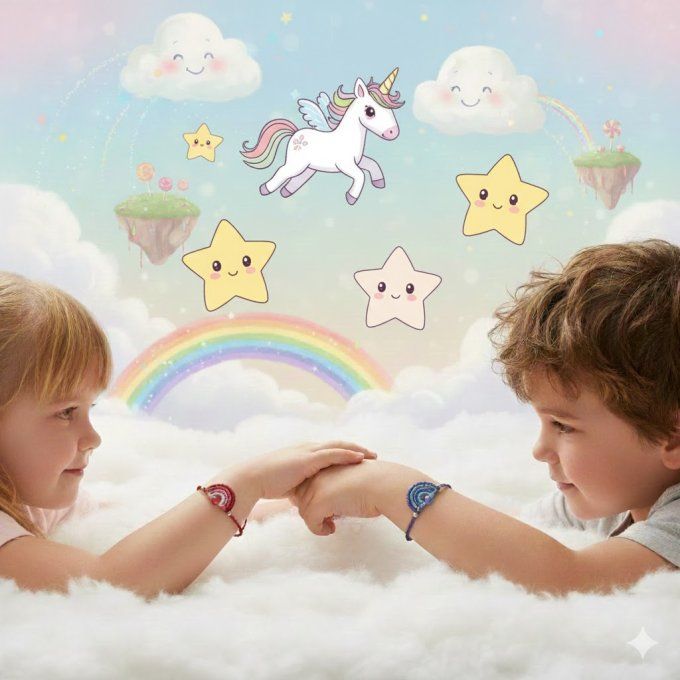 Bracelet Arc en Coeur - Portez un morceau de ciel à votre poignet