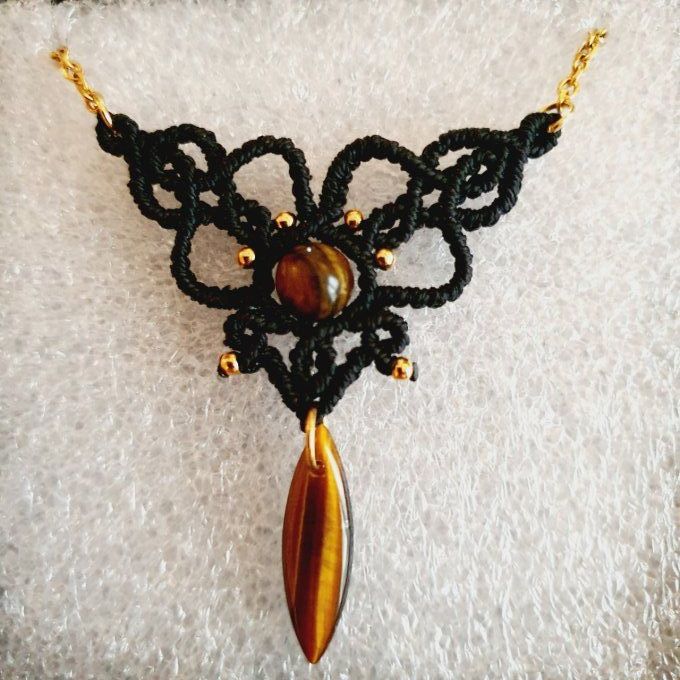 Collier oeil de tigre - Eugenia