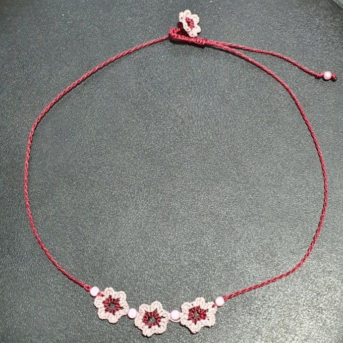 Collier fleurs de cerisier japonais
