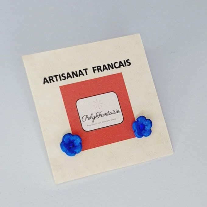 petites boucles 'fleur bleue'