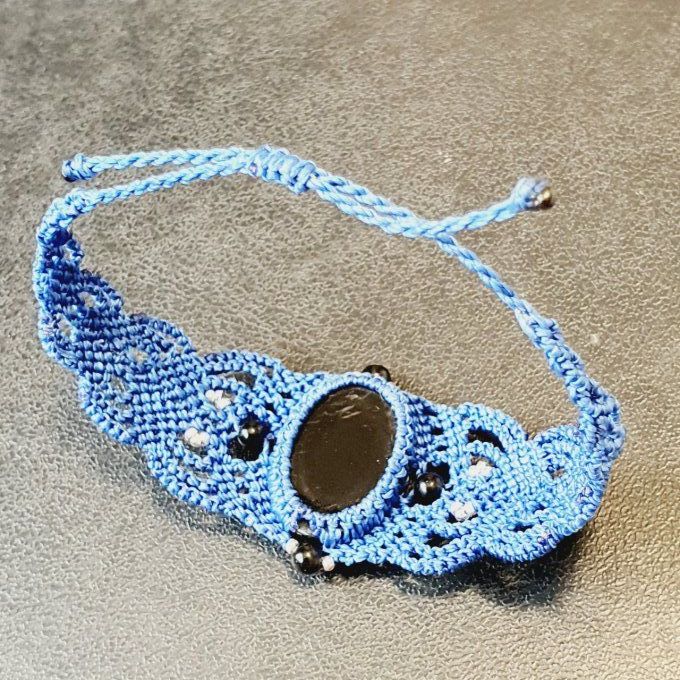 Bracelet manchette "Elégance Nocturne"