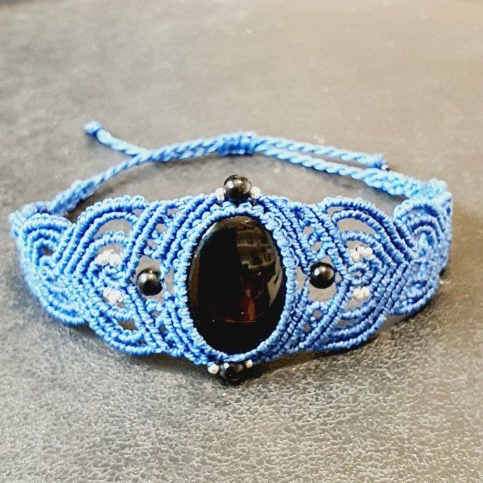 Bracelet manchette "Elégance Nocturne"